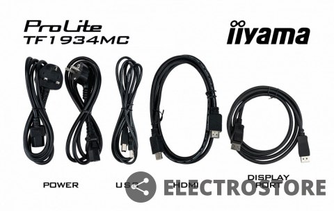 IIYAMA Monitor 19 TF1934MC-B7X IPS, poj. 10pkt. HDMI, DP, 5:4, IP65 IIYAMA Monitor 19 TF1934MC-B7X IPS, poj. 10pkt. HDMI, DP, 5:4, IP65