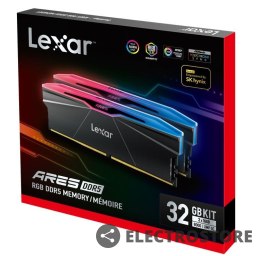 Lexar Pamięć do PC DDR5 ARES RGB 32GB(2*16GB)/8000 czarna