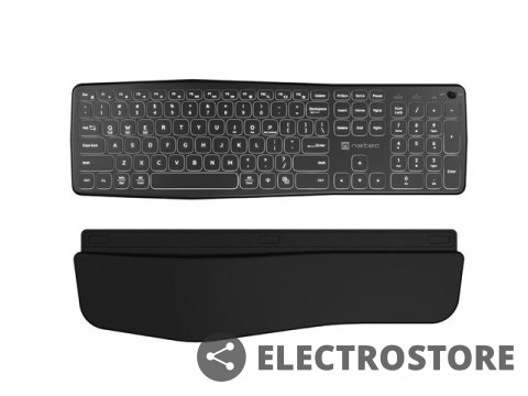 Natec Klawiatura Porifera US bezprzewodowa Bluetooth + 2.4GHZ Natec Klawiatura Porifera US bezprzewodowa Bluetooth + 2.4GHZ
