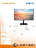 Philips Monitor 27E1N1800AE 27 cali IPS 4K HDMIx2 DP HAS Głośniki