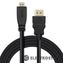 Qoltec Kabel HDMI 1.4 Męski / Micro HDMI v1.4 męski | 2m