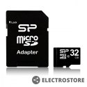 Silicon Power Karta pamięci microSDHC 32GB CLASS 10 + adapter