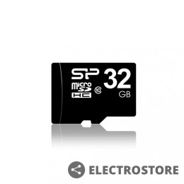 Silicon Power Karta pamięci microSDHC 32GB CLASS 10 + adapter