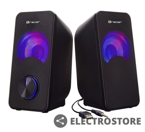 Tracer Głośniki 2.0 Loop RGB USB Tracer Głośniki 2.0 Loop RGB USB