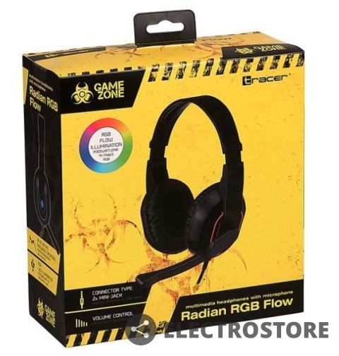 Tracer Słuchawki Gamezone Radian RGB FLOW Tracer Słuchawki Gamezone Radian RGB FLOW