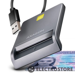 AXAGON CRE-SM3T Czytnik kart identyfikacyjnych USB, 1.3m kabel