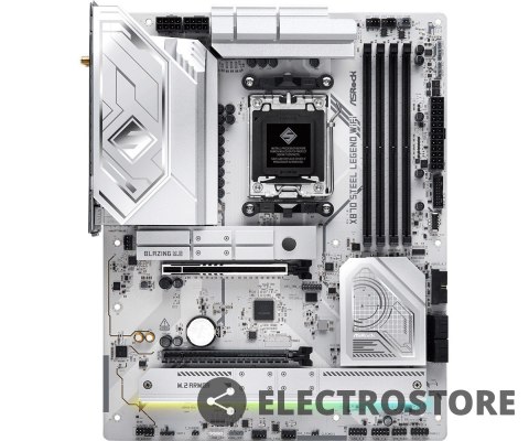 ASRock Płyta główna X870 STEEL LEGEND WIFI AM5 4DDR5 M.2 ATX ASRock Płyta główna X870 STEEL LEGEND WIFI AM5 4DDR5 M.2 ATX