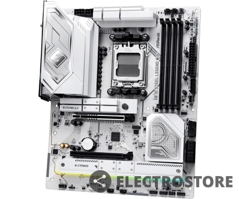 ASRock Płyta główna X870 STEEL LEGEND WIFI AM5 4DDR5 M.2 ATX ASRock Płyta główna X870 STEEL LEGEND WIFI AM5 4DDR5 M.2 ATX