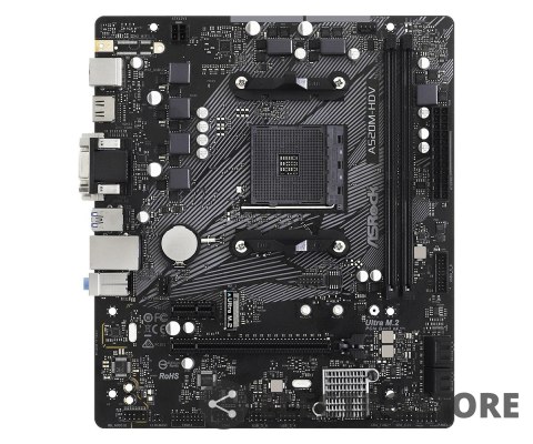 ASRock Płyta główna A520M-HDV AM4 2DDR4 HDMI/DVI/VGA M.2 mATX ASRock Płyta główna A520M-HDV AM4 2DDR4 HDMI/DVI/VGA M.2 mATX