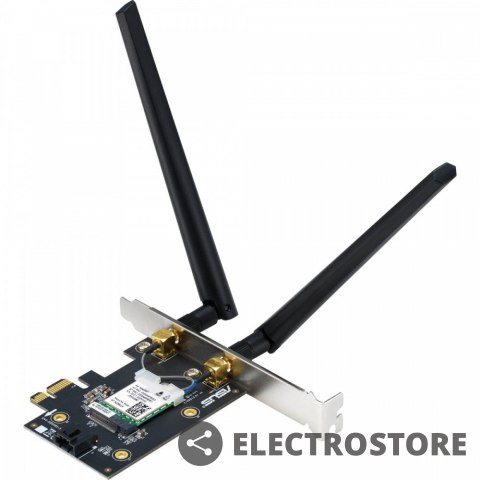 Asus Karta sieciowa PCI-E WiFi 7 PCE-BE6500 Asus Karta sieciowa PCI-E WiFi 7 PCE-BE6500
