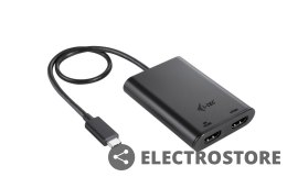 I-tec Adapter video USB-C Dual 4K/60Hz (single 8K/30Hz) HDMI