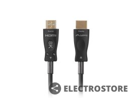 Lanberg Kabel HDMI M/M v2.1 30M 8K czarny optyczny AOC