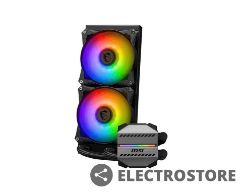 MSI Chłodzenie procesora MAG CORELIQUID M240 240mm 2xARGB FAN MSI Chłodzenie procesora MAG CORELIQUID M240 240mm 2xARGB FAN