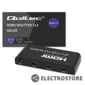 Qoltec Aktywny rozdzielacz Splitter 2 x HDMI 4K x 2K | 6Gb/s | 60Hz