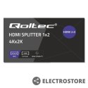 Qoltec Aktywny rozdzielacz Splitter 2 x HDMI 4K x 2K | 6Gb/s | 60Hz