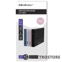 Qoltec Obudowa | Kieszeń na dysk SSD HDD 2.5 cala | SATA | USB 3.0 | Super speed 5Gb/s | 2TB | Różowy