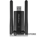 Qoltec Szybki bezprzewodowy adapter USB DUAL Wi-Fi 2 x 2dBi | Standard AC | USB 3.0 | 1200Mbps