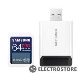 Samsung Karta pamięci SD MB-SY64SB/WW 64GB Pro Ultimate + czytnik