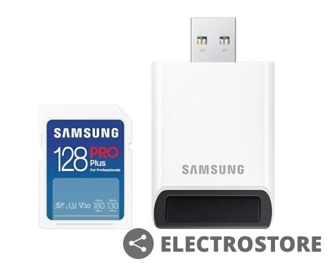 Samsung Karta pamięci SD PRO Plus MB-SD128SB/WW 128GB + czytnik