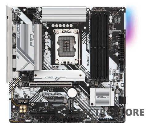 ASRock Płyta główna B760M Pro RS s1700 4DDR5 DP/HDMI mATX ASRock Płyta główna B760M Pro RS s1700 4DDR5 DP/HDMI mATX