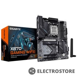 Gigabyte Płyta główna X870 GAMING WIFI6 AM5 4DDR5 HDMI/USB-C ATX