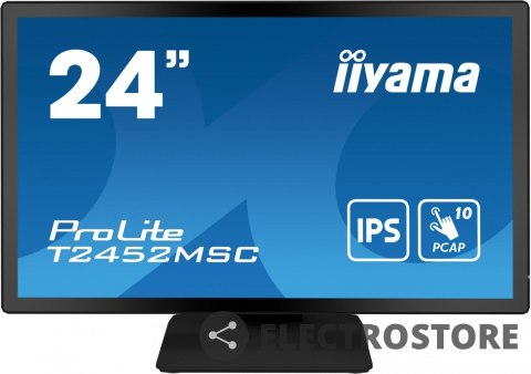 IIYAMA Monitor 23.8 cala T2452MSC-B1 10 PKT. POJ,IPS,HDMI,DP