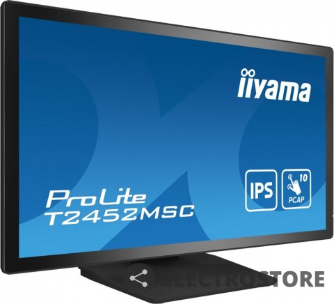 IIYAMA Monitor 23.8 cala T2452MSC-B1 10 PKT. POJ,IPS,HDMI,DP IIYAMA Monitor 23.8 cala T2452MSC-B1 10 PKT. POJ,IPS,HDMI,DP