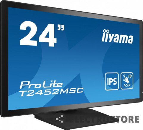 IIYAMA Monitor 23.8 cala T2452MSC-B1 10 PKT. POJ,IPS,HDMI,DP IIYAMA Monitor 23.8 cala T2452MSC-B1 10 PKT. POJ,IPS,HDMI,DP