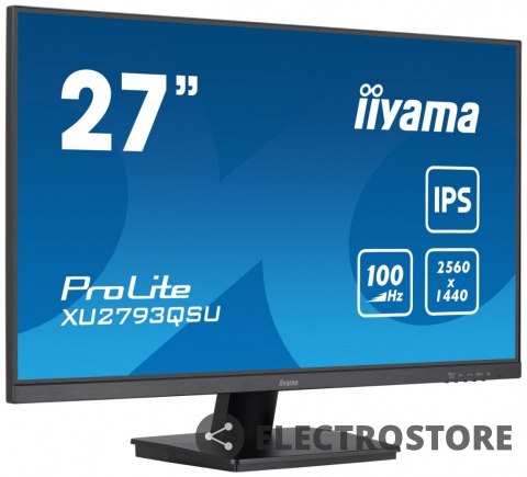 IIYAMA Monitor 27 cali XU2793QSU-B7 IPS,QHD,100Hz,HDMI,DP,300cd IIYAMA Monitor 27 cali XU2793QSU-B7 IPS,QHD,100Hz,HDMI,DP,300cd