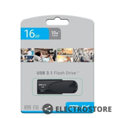 PNY Pendrive 16GB USB 3.1 ATTACHE 4 FD16GATT431KK-EF