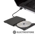 Qoltec Nagrywarka DVD-RW zewnętrzna | USB 3.0 | Czarna