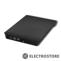 Qoltec Nagrywarka DVD-RW zewnętrzna | USB 3.0 | Czarna