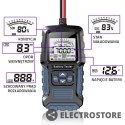 Qoltec Cyfrowy tester akumulatora z wyświetlaczem LCD | 12V | 24V | 3Ah-250Ah