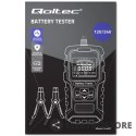 Qoltec Cyfrowy tester akumulatora z wyświetlaczem LCD | 12V | 24V | 3Ah-250Ah