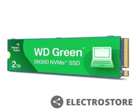 Western Digital Dysk SSD Green 2TB M.2 2280 SN350 NVMe PCIe