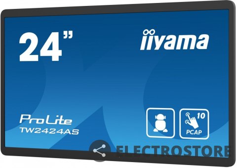 IIYAMA Monitor 23.8 cala TW2424AS-B1 POJ.10PKT.24/7,ANDROID 12 z GMS,3H IIYAMA Monitor 23.8 cala TW2424AS-B1 POJ.10PKT.24/7,ANDROID 12 z GMS,3H