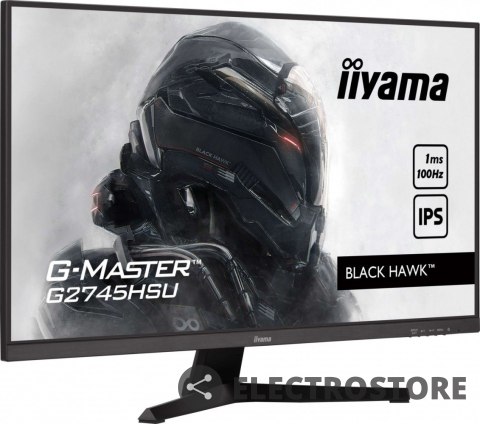 IIYAMA Monitor 27 cali G2745HSU-B2 IPS,FHD,100Hz,1ms,2xUSB,300cd IIYAMA Monitor 27 cali G2745HSU-B2 IPS,FHD,100Hz,1ms,2xUSB,300cd