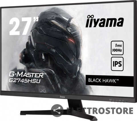 IIYAMA Monitor 27 cali G2745HSU-B2 IPS,FHD,100Hz,1ms,2xUSB,300cd IIYAMA Monitor 27 cali G2745HSU-B2 IPS,FHD,100Hz,1ms,2xUSB,300cd