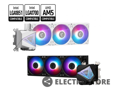 MSI Chłodzenie procesora MAG CORELIQUID I360 360mm ARGB /306-7ZW8A11-C24 MSI Chłodzenie procesora MAG CORELIQUID I360 360mm ARGB /306-7ZW8A11-C24