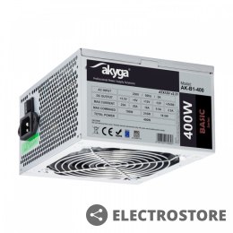 AKYGA Zasilacz ATX 400W AK-B1-400 P4 3x SATA 2x Molex PPFC FAN 12CM