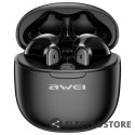 AWEI Słuchawki Bluetooth 5.3 T68 TWS ENC Czarne