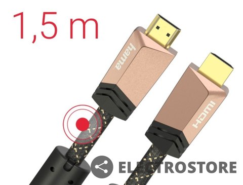 Hama Kabel premium HDMI 2.0b 4k 1,5m Hama Kabel premium HDMI 2.0b 4k 1,5m