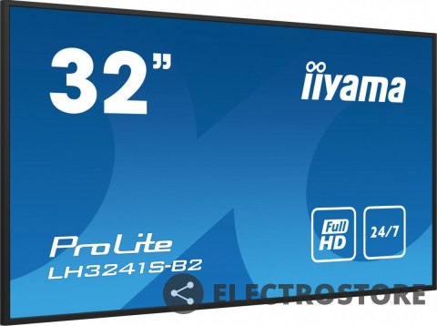 IIYAMA Monitor 32 cale LH3241S-B2 IPS,FHD,HDMI,24/7,RJ45 IIYAMA Monitor 32 cale LH3241S-B2 IPS,FHD,HDMI,24/7,RJ45