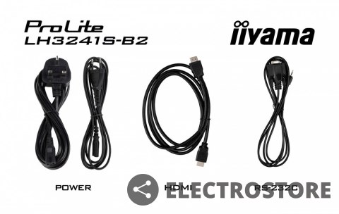 IIYAMA Monitor 32 cale LH3241S-B2 IPS,FHD,HDMI,24/7,RJ45 IIYAMA Monitor 32 cale LH3241S-B2 IPS,FHD,HDMI,24/7,RJ45