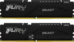 Kingston Pamięć DDR5 Fury Beast Black 64GB(2*32GB)/6000 CL36 EXPO