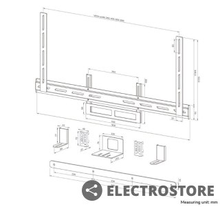 Neomounts Uchwyt AV2-500BL