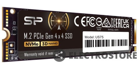 Silicon Power Dysk SSD US75 1TB M.2 PCIe Gen4x4 NVMe 1.4 7000/6000 MB/s Silicon Power Dysk SSD US75 1TB M.2 PCIe Gen4x4 NVMe 1.4 7000/6000 MB/s
