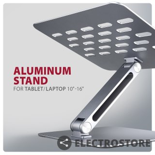 AXAGON STND-LQ Podstawa do laptopów aluminiowa 10-16" cali, regulowane kąty nachylenia