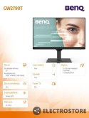 Benq Monitor 27 cali GW2790T LED 5ms/IPS/HDMI/100Hz