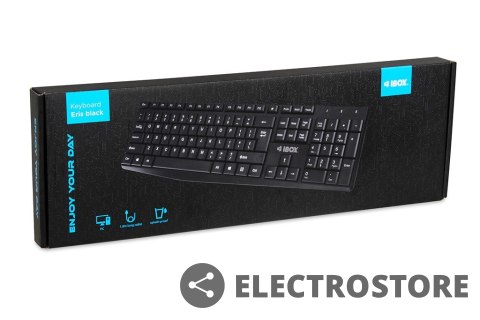 IBOX Klawiatura ERIS Black USB IBOX Klawiatura ERIS Black USB